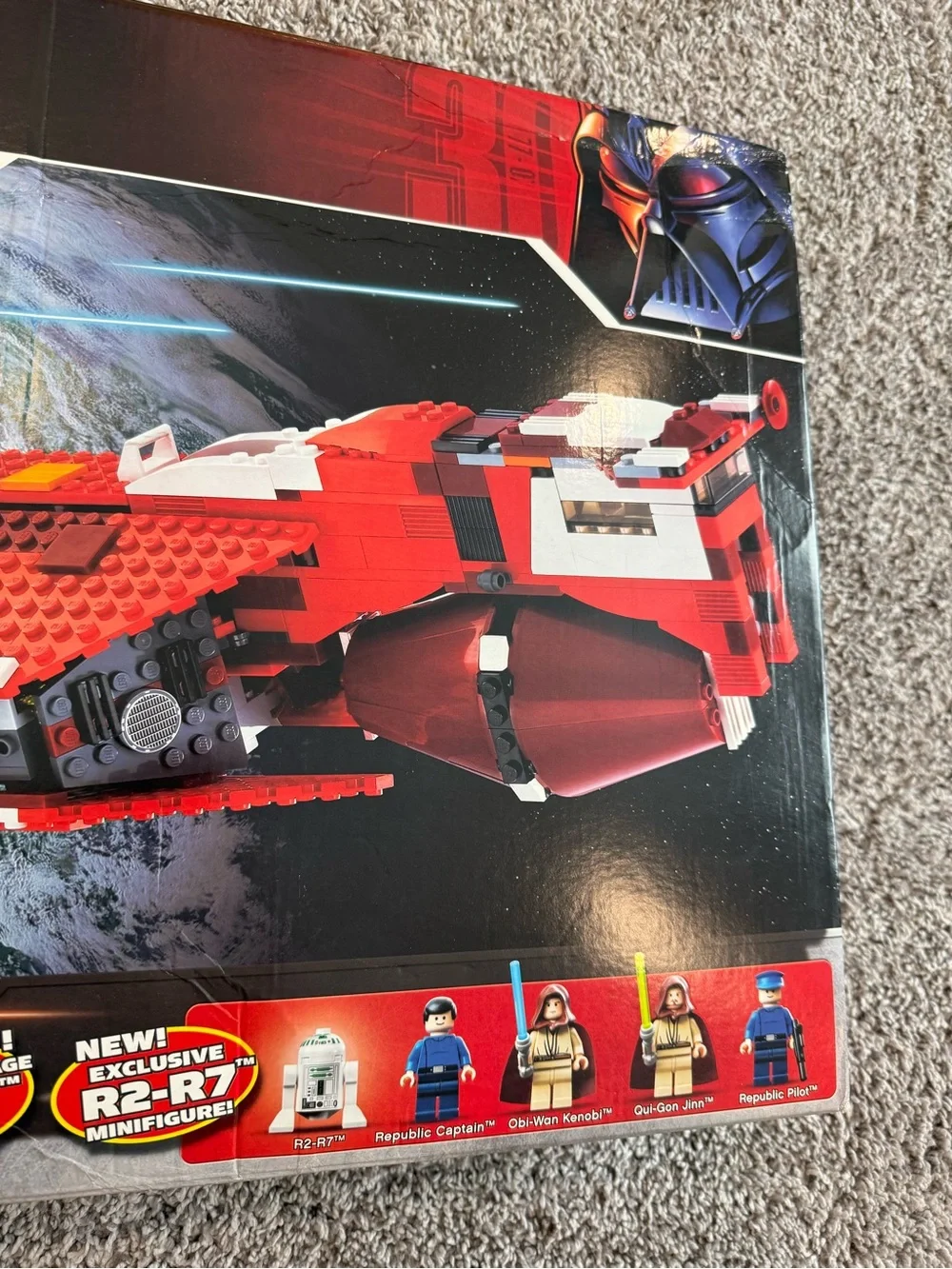 Lego Star Wars 7665 Republic Cruiser BOX ONLY